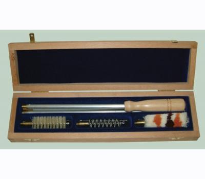 ALUMNINIUM CLEANING KIT SET 12 CAL IN WOODEN BOX  255.1012